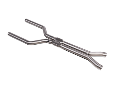 2020-2023 X5M X6M Evolution Link Pipe Set Titanium | Dirty Garage