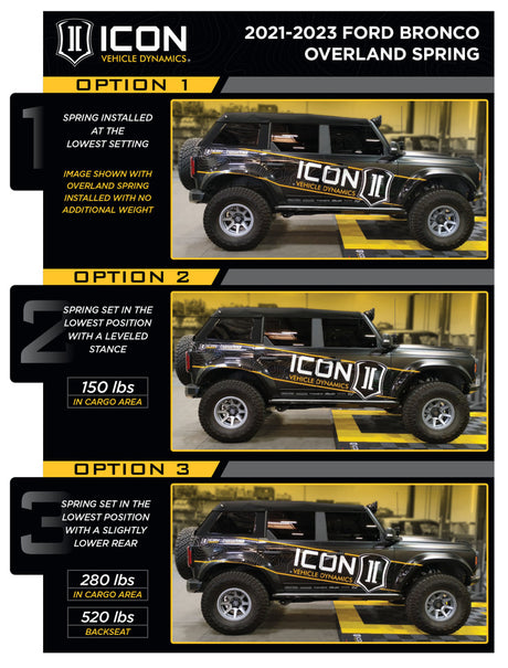 2021-2023 Bronco Rear 2.5 VS IR Coilover Kit Heavy Rate Spring - View 6 | Dirty Garage