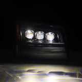 2003-2006 GM Truck Avalanche Black Nova-Series LED Projector Headlights - View 6 | Dirty Garage