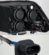 2009-2018 Charger Pro-Series Projector Black Headlights Sequential Signal DRL - View 5 | Dirty Garage