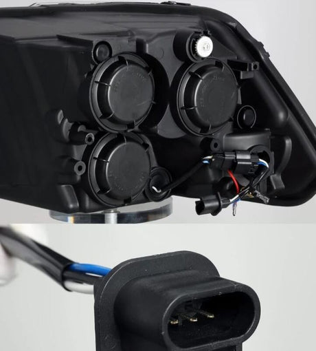 2009-2018 Charger Pro-Series Projector Black Headlights Sequential Signal DRL - View 5 | Dirty Garage