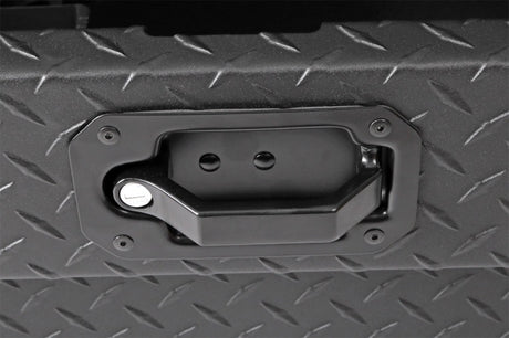 Dee Zee Universal Tool Box - Red Crossover - Single Lid Black BT Pull Handle (Low/Txt Blk) - View 13 | Dirty Garage