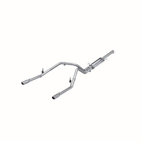 2004-2005 Ram 1500 Hemi 5.7L SC CC SB Cat Back Dual Split Rear - View 4 | Dirty Garage