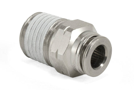 Universal Straight Male 1/4in NPT x 1/4in Tube | Dirty Garage