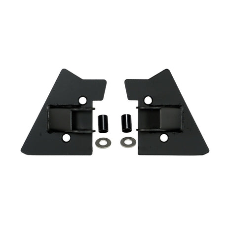 Rugged Ridge 97-02 Jeep Wrangler TJ Black Mirror Relocation Brackets - View 2 | Dirty Garage