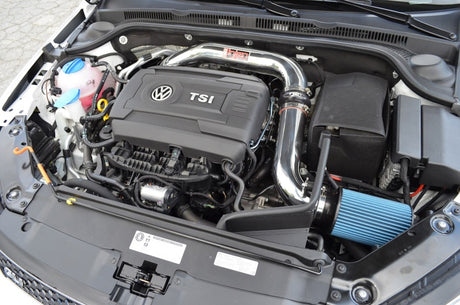 2014-2018 Jetta 1.8L Turbo Black Short Ram Intake w/ MR Tech Heat Shield - View 2 | Dirty Garage