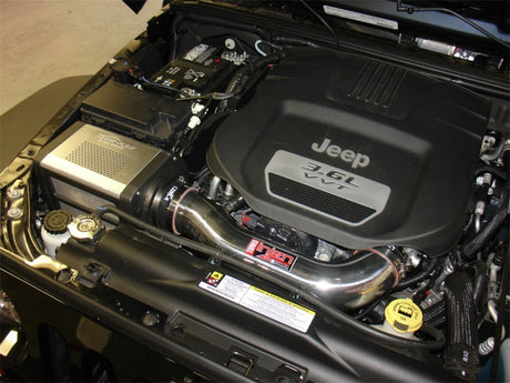 2012-2013 Wrangler JK 3.6L Polished Short Ram Intake Power Flow Box - View 6 | Dirty Garage