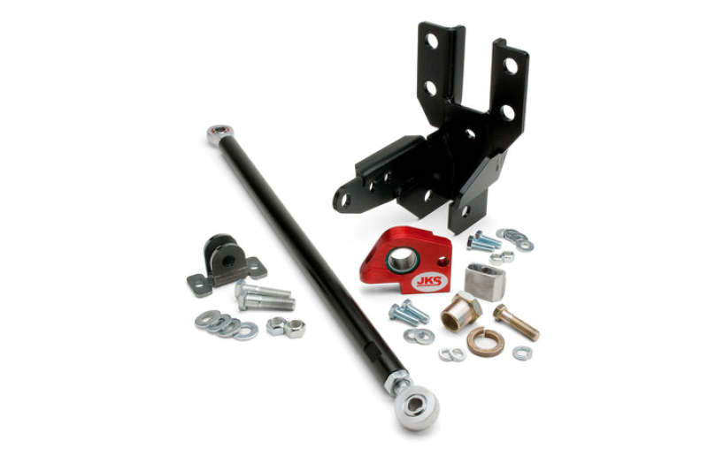 2007-2018 Wrangler JK Front Track Bar-Sector Shaft Reinforcement System - View 2 | Dirty Garage