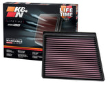 2015 F-Pace V6-3.0L F/I Left Side Replacement Drop In Air Filter - View 13 | Dirty Garage