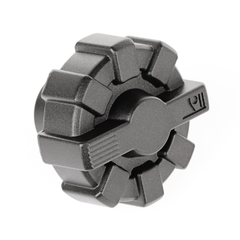 Rugged Ridge 01-19 Jeep Wrangler TJ/LJ/JK/JL Black Elite Aluminum Fuel Cap - View 2 | Dirty Garage