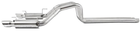 2005-2009 Superduty Shelby GT500 GT Dual Split Rear Race Version T409 4" Tips Exhaust System - View 2 | Dirty Garage