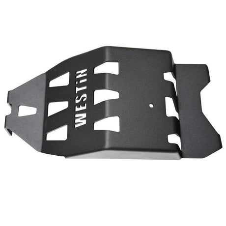 2017-2026 Wrangler JL Black Oil Pan Skid Plate - View 3 | Dirty Garage