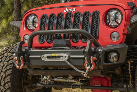 Rugged Ridge Arcus Front Bumper Set W/ Overrider 2018 Jeep Wrangler JK - View 9 | Dirty Garage