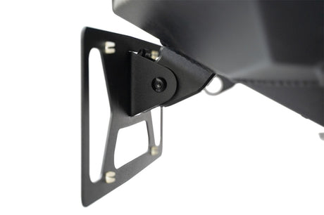Universal Clevis Mounted Front License Plate Bracket - View 3 | Dirty Garage