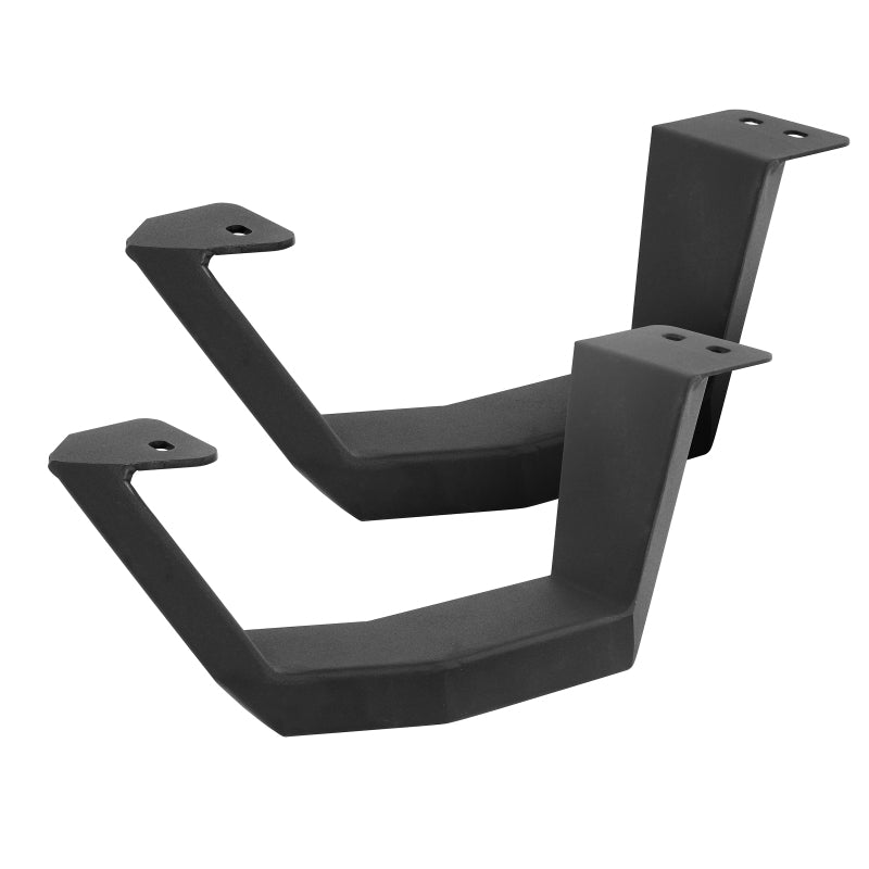 Go Rhino RB10 Running Boards - Tex Black - 4in Drop Down Steps | Dirty Garage