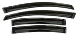 2012-2015 Civic Ventvisor Outside Mount Window Deflectors Smoke 4-Piece - View 2 | Dirty Garage