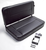 Rugged Ridge Fixed Rear Seat Black 55-95 Jeep CJ / Jeep Wrangler - View 6 | Dirty Garage