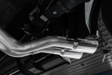 2015-2020 F-150 Pre Axle 4" OD Dual Outlet 3" Black Coated Cat Back Exhaust - View 6 | Dirty Garage