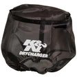 Universal Drycharger Round Tapered Black Filter Wrap | Dirty Garage