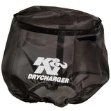 Universal Drycharger Round Tapered Black Filter Wrap | Dirty Garage