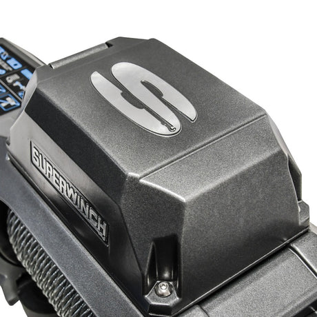 Universal 10k LB 12V DC SX10 Winch w/ Steel Wire Graphite Rope - View 4 | Dirty Garage