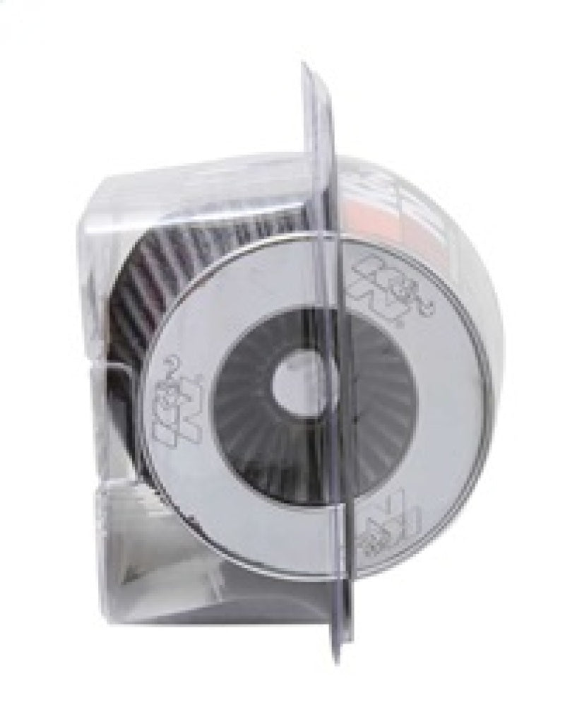 Universal Filter Chrome Round Tapered White - 4in Flange ID x 1.125in Flange Length x 5.5in H - View 15 | Dirty Garage