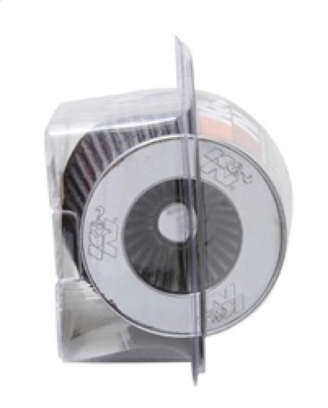 Universal Filter Chrome Round Tapered White - 4in Flange ID x 1.125in Flange Length x 5.5in H - View 15 | Dirty Garage
