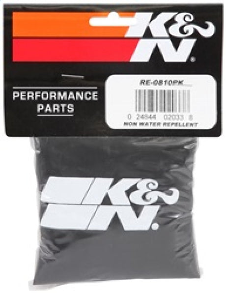 Universal Round Tapered Filter Wrap - Black - 6in Base ID x 4.625in Top ID x 9in Height - View 9 | Dirty Garage