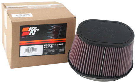 Universal Rubber Filter 6.25in x 4in Oval FLG/7.375in x 5.5in Base/6.25in x 4in Top/5in H - View 4 | Dirty Garage