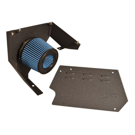 2001-2006 BMW 330i 3.0L Wrinkle Black Short Ram Intake w/ Heat Shield Adapter - View 3 | Dirty Garage