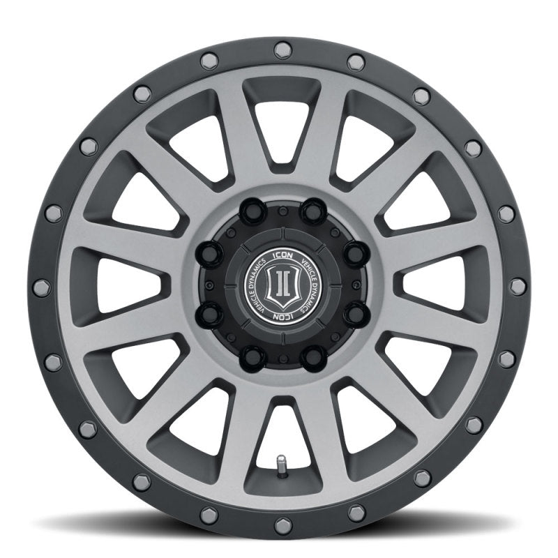 Universal Compression HD 18x9 8x170 6mm Offset 5.25" BS Titanium Wheel - View 2 | Dirty Garage