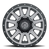 Universal Compression HD 18x9 8x170 6mm Offset 5.25" BS Titanium Wheel - View 2 | Dirty Garage
