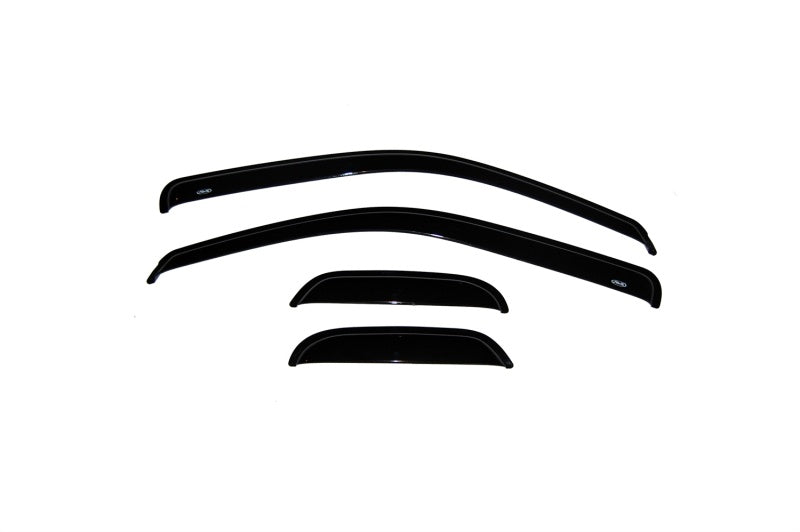 2004-2012 Colorado Extended Cab Ventvisor Outside Mount Window Deflectors 4-Piece Smoke - View 10 | Dirty Garage
