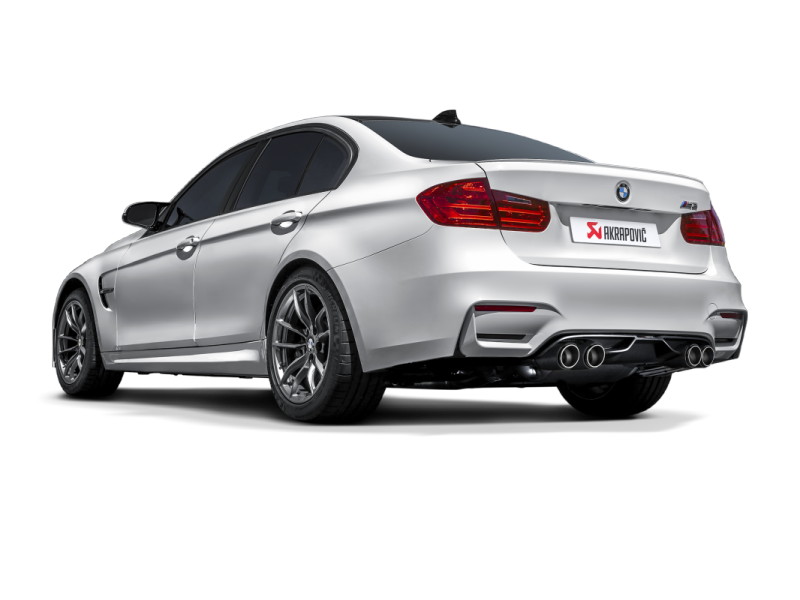 2014-2017 BMW M3 M4 Slip-On Line Titanium - View 13 | Dirty Garage