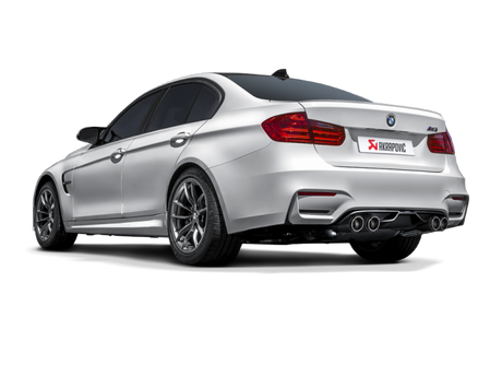 2014-2017 BMW M3 M4 Slip-On Line Titanium - View 13 | Dirty Garage