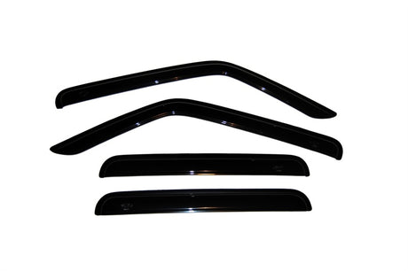 2007-2018 Patriot Ventvisor Outside Mount Window Deflectors 4-Piece Smoke - View 4 | Dirty Garage