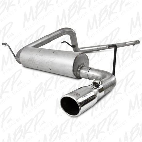 2007-2009 Wrangler 3.8L Cat Back Single - View 3 | Dirty Garage