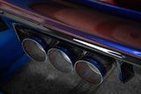 2023-2024 Civic Type R 2.0L 3" Cat Back Exhaust Triple Center Outlet Burnt Tips - View 5 | Dirty Garage
