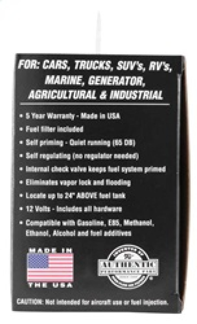 Universal Performance Electric Fuel Pump 1-2 PSI - View 14 | Dirty Garage