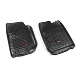 Rugged Ridge Floor Liner Front Black 2007-2018 Jeep Wrangler Unlimited JK 4 Dr - View 3 | Dirty Garage
