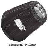 Universal Black Drycharger Round Tapered Custom Air Filter Wrap - View 6 | Dirty Garage