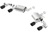 Borla 2016 Chevy Camaro V8 SS AT/MT ATAK Rear Section Exhaust w/ Dual Mode Valves Ceramic Black - View 2 | Dirty Garage