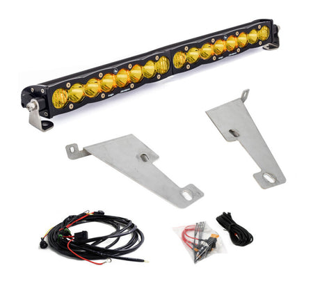 2022 Toyota Tundra 20" S8 Behind Bumper Light Mount Kit Amber - View 2 | Dirty Garage