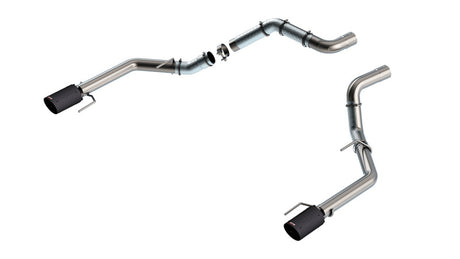 Borla 21-23 Ford Raptor 3in Tail Pipe Kit 4.5in Tip - Carbon Fiber Black Anodized | Dirty Garage