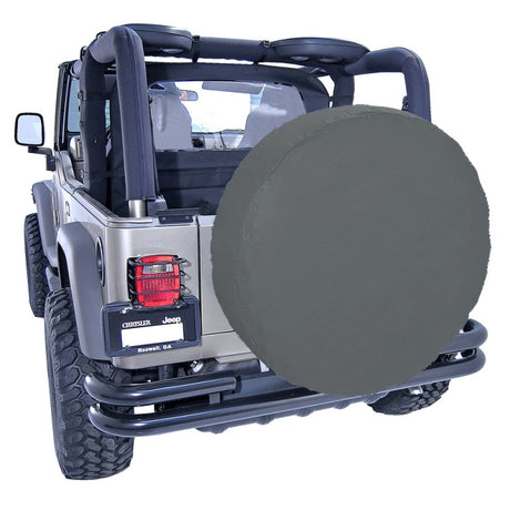 Rugged Ridge 35-36 Inch Tire Cover Black Diamond - View 2 | Dirty Garage