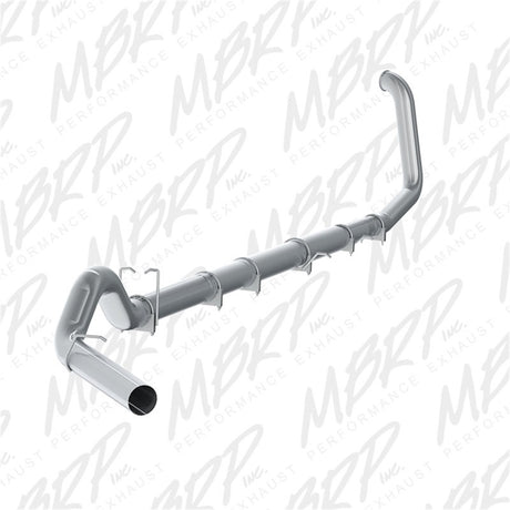 1999-2016 Superduty 7.3L 5" Turbo Back Single Side Exit No Muffler T409 - View 4 | Dirty Garage