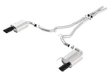 Borla Atak S Cat-Back 15-17 Ford Mustang GT 5.0L V8 MT/AT 2.5in pipe 4in tip (Black Chrome) - View 4 | Dirty Garage