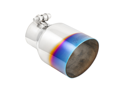 Universal Burnt End Tip 2.5" ID 4 ID Out 6.5" Length Single Wall Angle Cut 304 Stainless Steel - View 3 | Dirty Garage