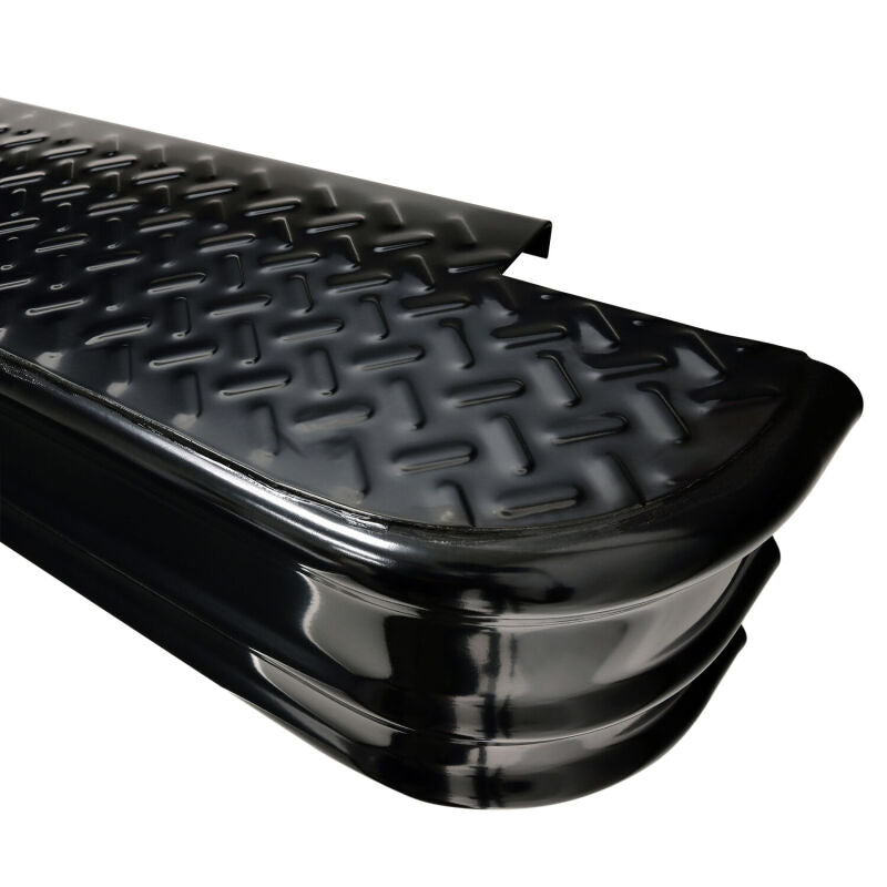 Westin/Fey 67-96 F-Series Style Side / 97-98 F-250/350 HD Diamondstep Universal Bumper - Black - View 7 | Dirty Garage