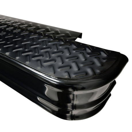 Westin/Fey 67-96 F-Series Style Side / 97-98 F-250/350 HD Diamondstep Universal Bumper - Black - View 7 | Dirty Garage